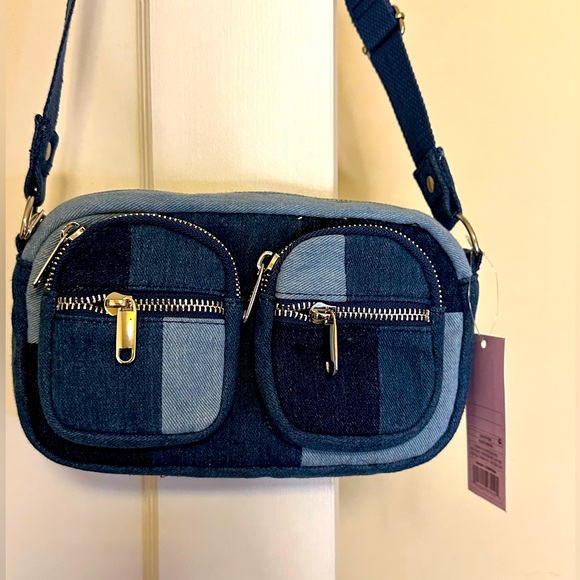wild fable Handbags - New | Patchwork Crossbody Bag with Pockets